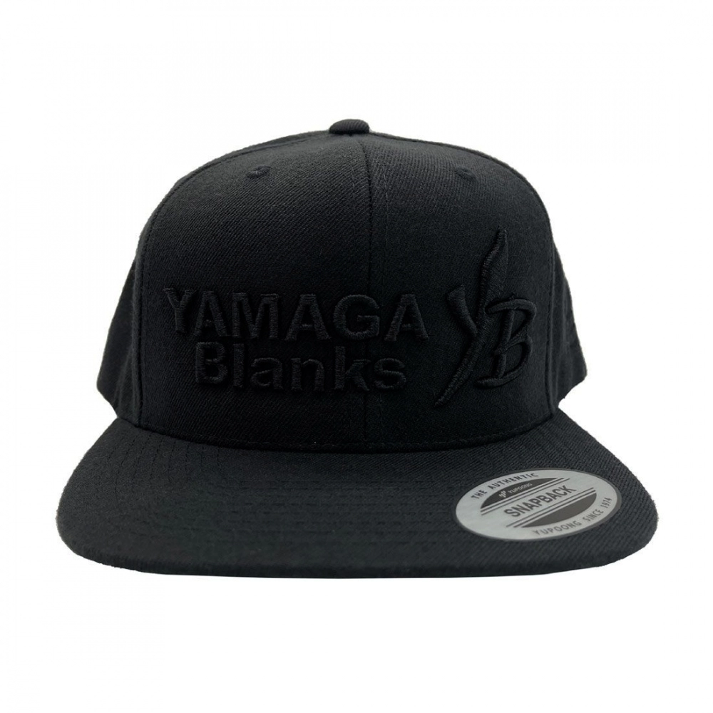Кепка Yamaga Blanks Flat Visor Cap, black/black logo
