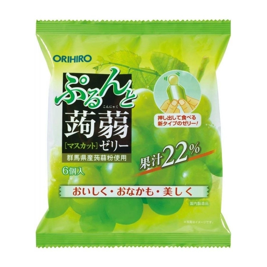 Японское желе Конняку Orihiro, киви с натуральным соком,120 гр