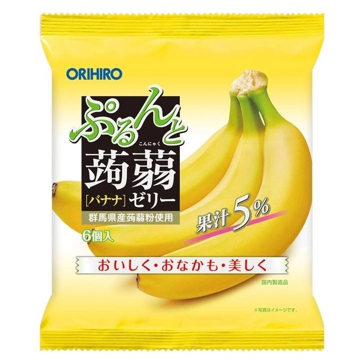 Японское желе Конняку Orihiro, банан,120 гр