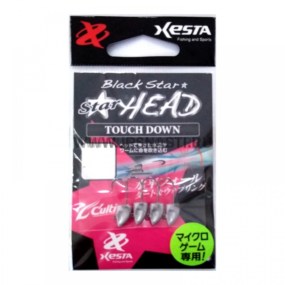 Джиг головки Xesta Star Head Touch Down, 0.6 гр, #12