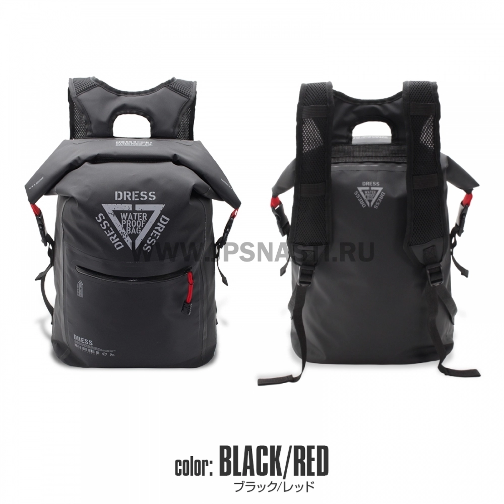 Герморюкзак Dress Waterprof Bag 25L, black/red
