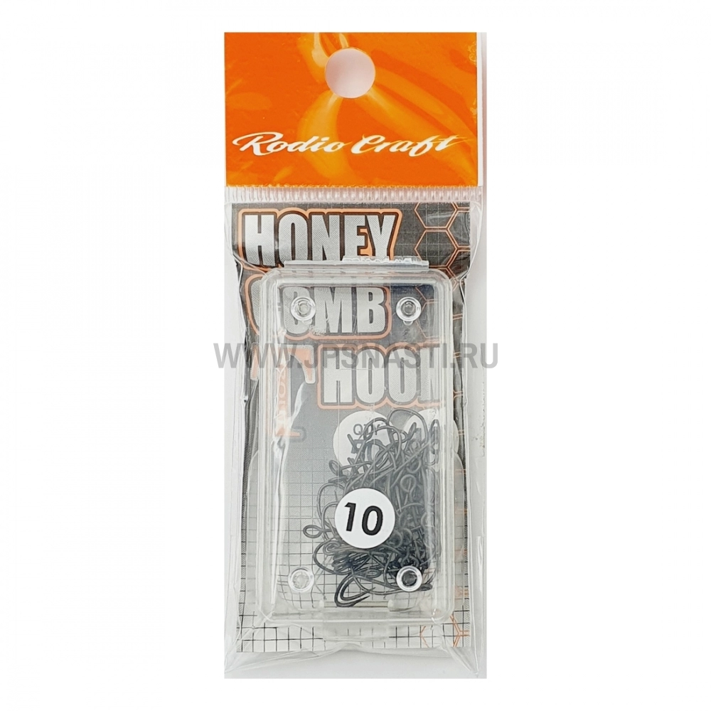 Крючки одинарные Rodio Craft Honey Comb T Hook, #10, Service pack 50 pcs