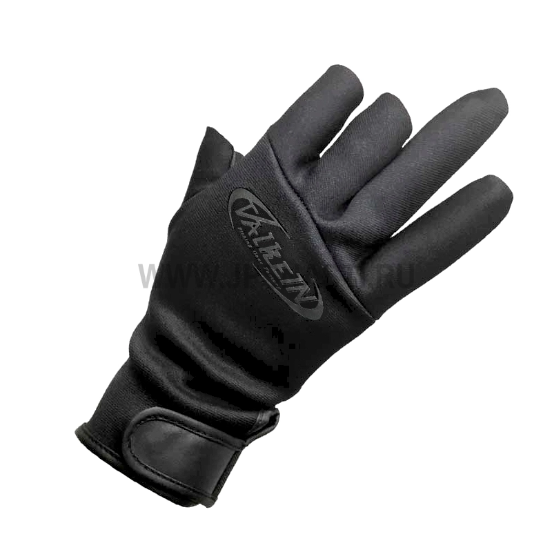 Перчатки ValkeIN Protect Fishing gloves, M, черный