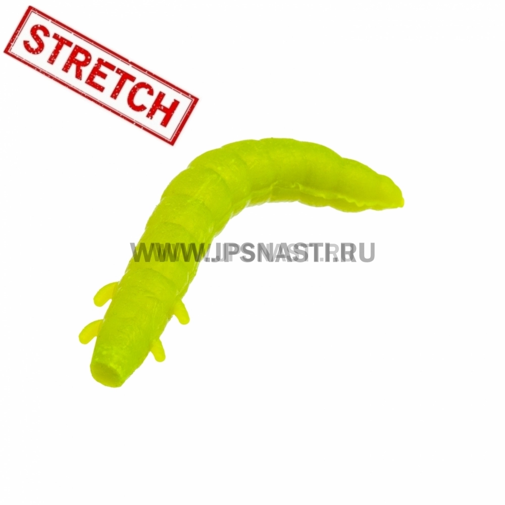 Силиконовые приманки Soorex Pro King Worm, 55 мм, сыр, chartreuse