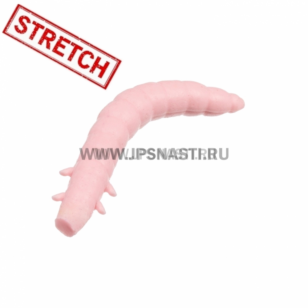 Силиконовые приманки Soorex Pro King Worm, 55 мм, сыр, light pink