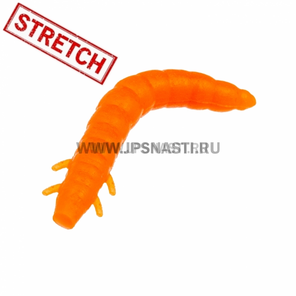 Силиконовые приманки Soorex Pro King Worm, 55 мм, сыр, orange