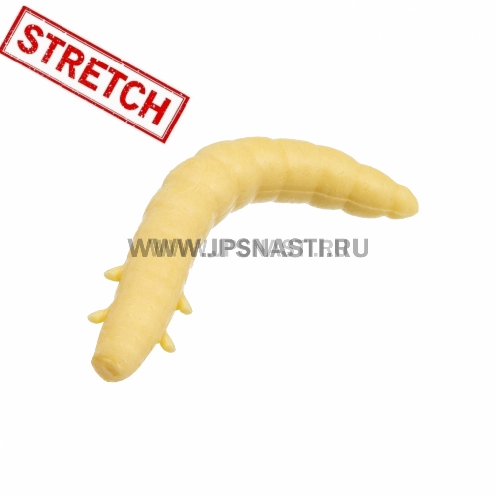 Силиконовые приманки Soorex Pro King Worm, 55 мм, сыр, ivory