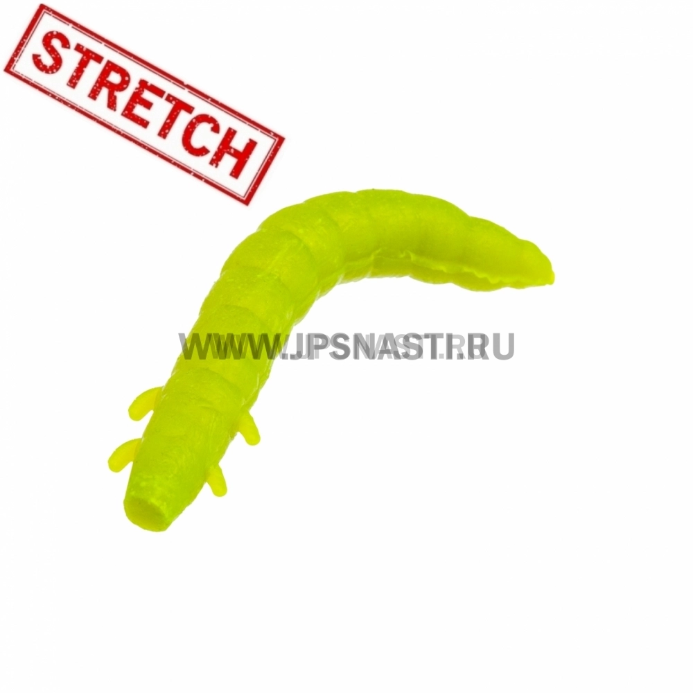 Силиконовые приманки Soorex Pro King Worm, 42 мм, сыр, chartreuse