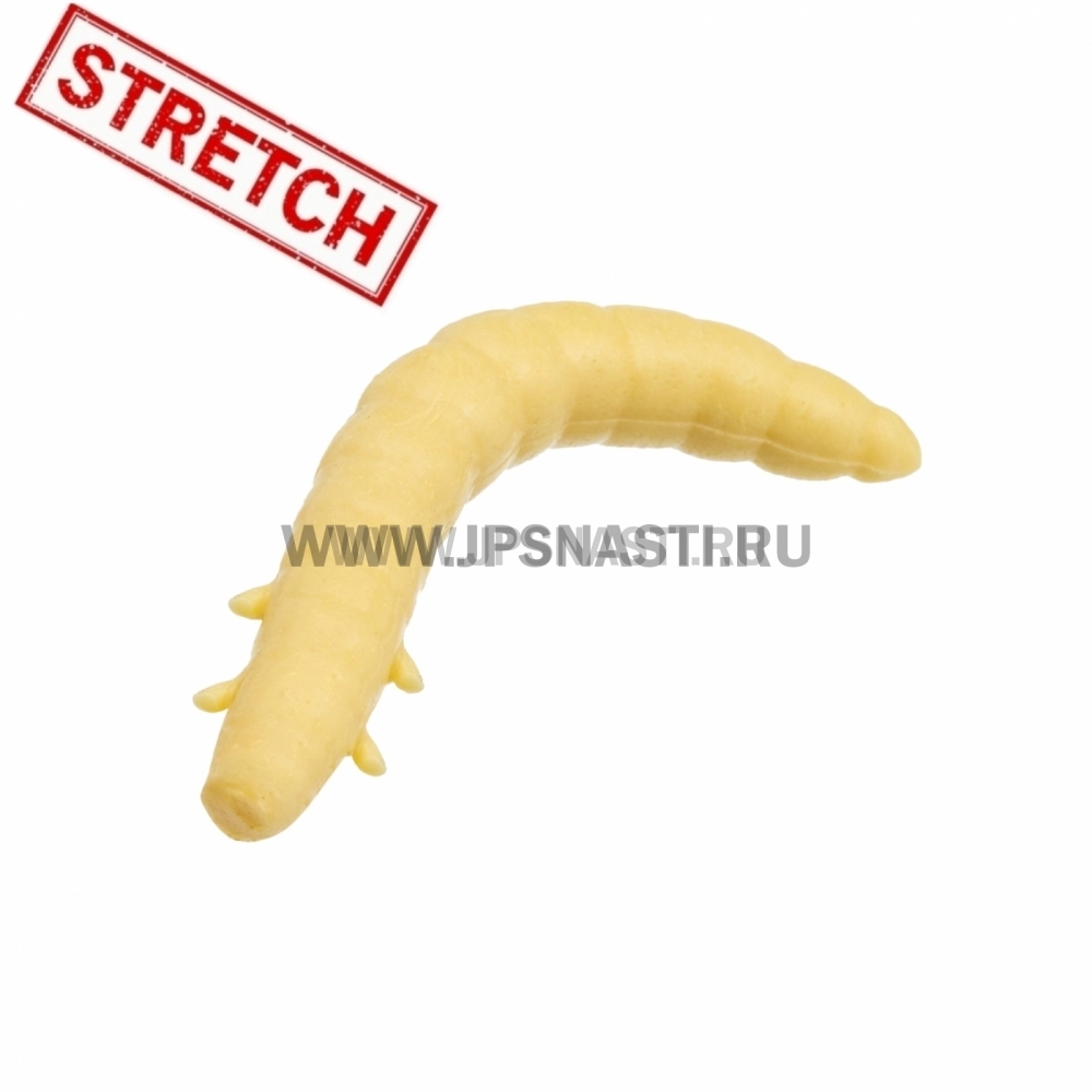 Силиконовые приманки Soorex Pro King Worm, 42 мм, сыр, ivory