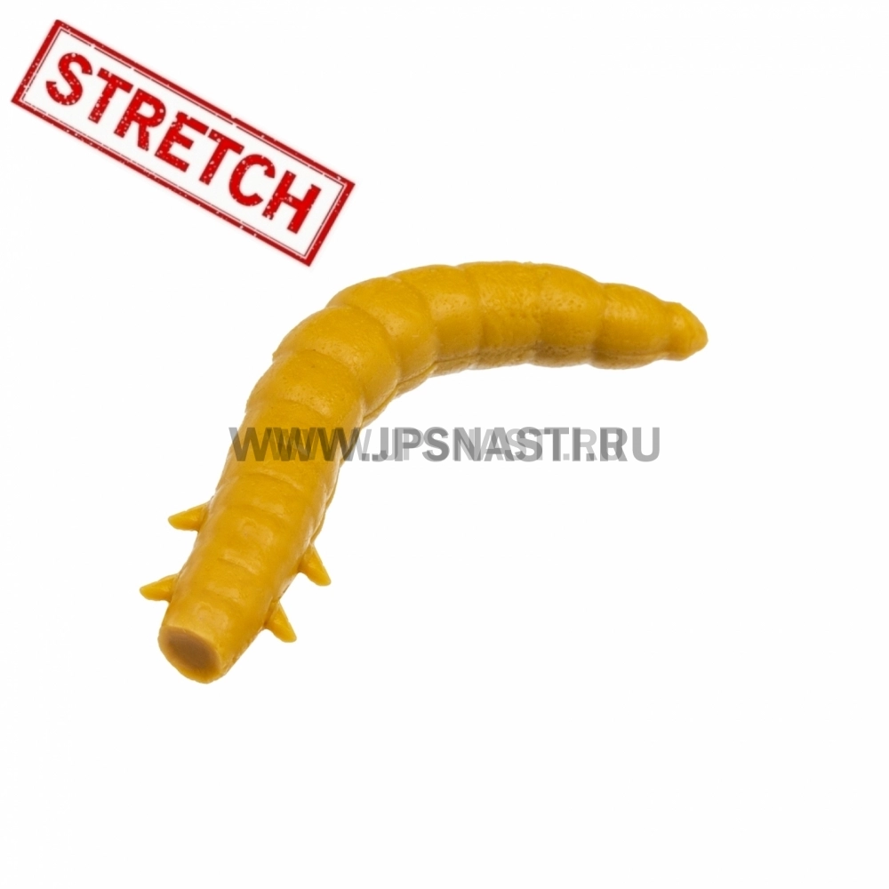 Силиконовые приманки Soorex Pro King Worm, 42 мм, сыр, mustard