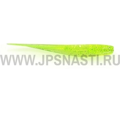 Силиконовые приманки Ojas SoftTail 77 mm, chartreuse transporent, 9 шт/блистер, Рак/Рыба