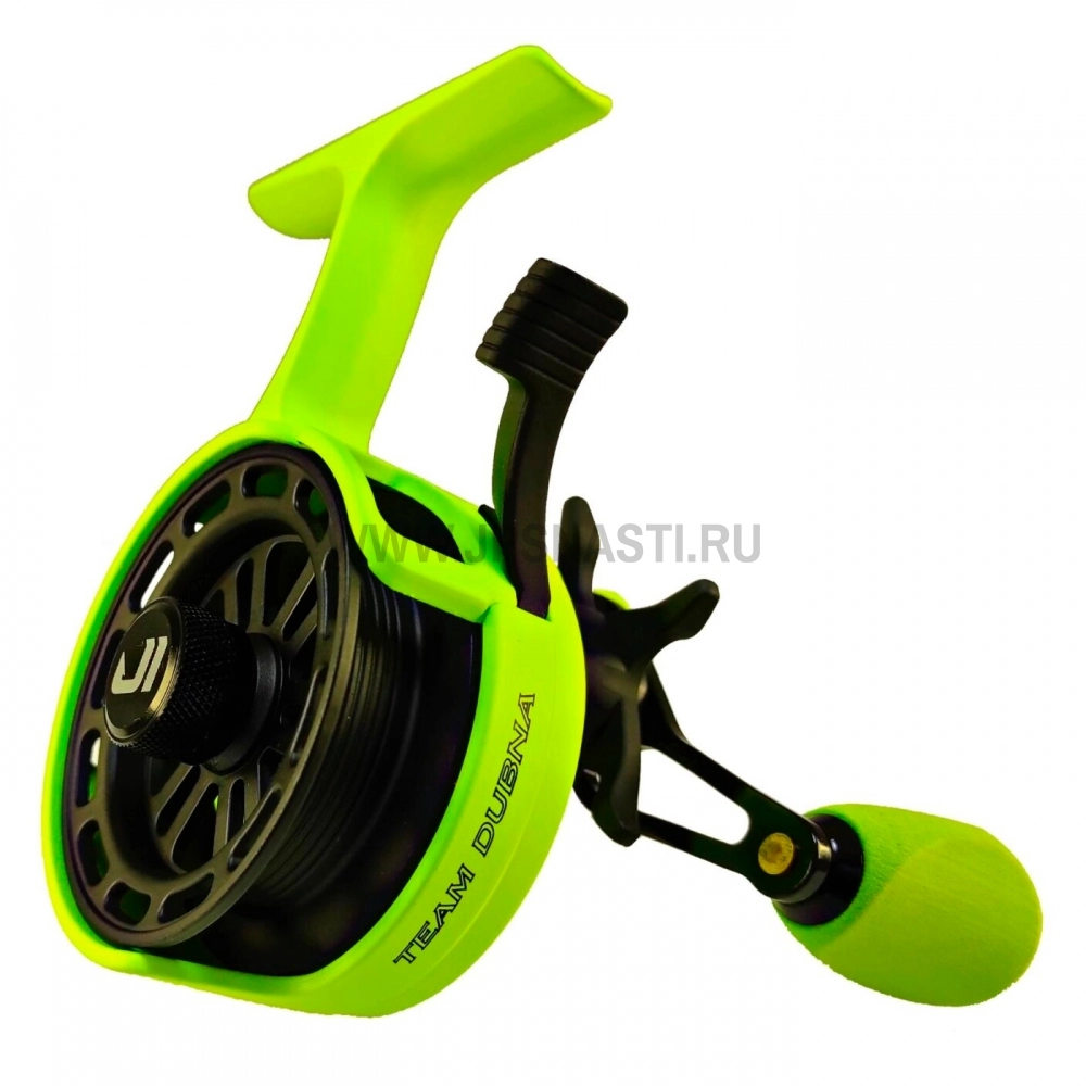 Катушка Jig It Team Dubna Vib Special G2 LIME, left handle