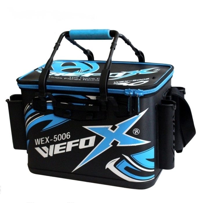 Сумка Wefox WEX-5006, 36 см, black/blue