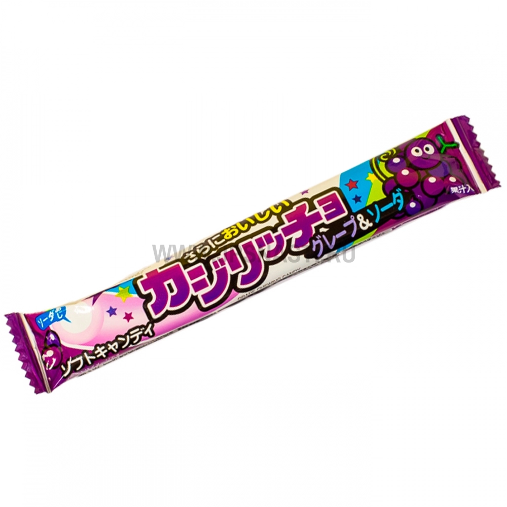 Японские жевательные конфеты Coris,  со вкусом винограда и соды, 16 г