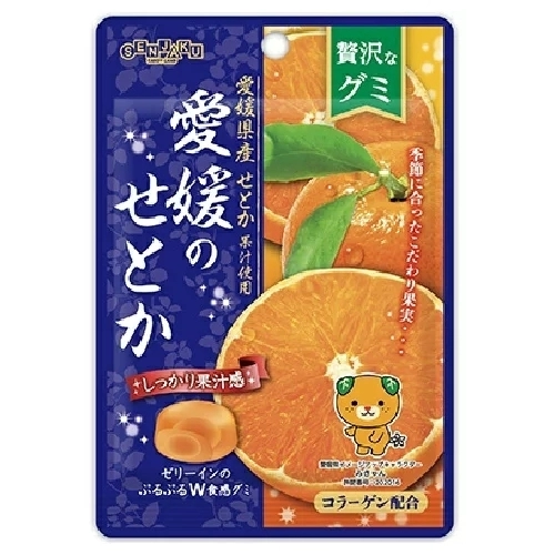 Японский мармелад Senjaku, Счастливые лапки, мандарин, 34 гр