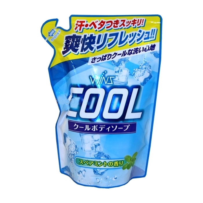 Охлаждающее мыло для тела с ментолом Nihon Sekken Wins Cool Body Soap, аромат мяты
