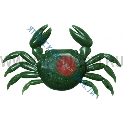 Силиконовая приманка Marukyu Crab, M, green