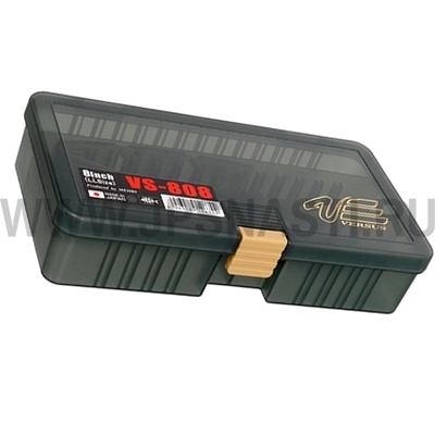 Коробка для приманок Meiho Versus VS-808, 214x118x45 мм, Черный