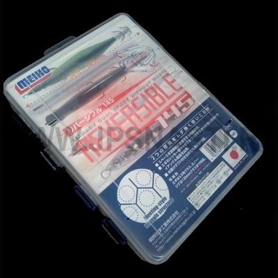 Коробка для приманок Meiho Reversible #145, 206x170x42 мм, 12 ячеек, Прозрачный