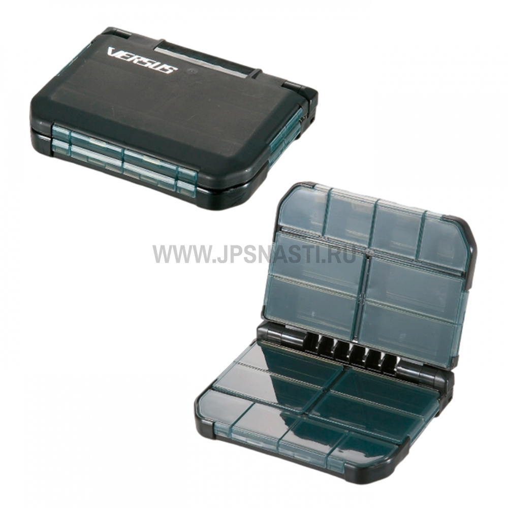 Коробка для приманок Meiho Versus VS-388SD, 122x97x28 мм, black