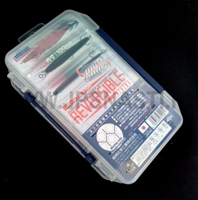 Коробка для приманок Meiho Reversible #100, 200х126х36 мм, 14 ячеек, Прозрачный