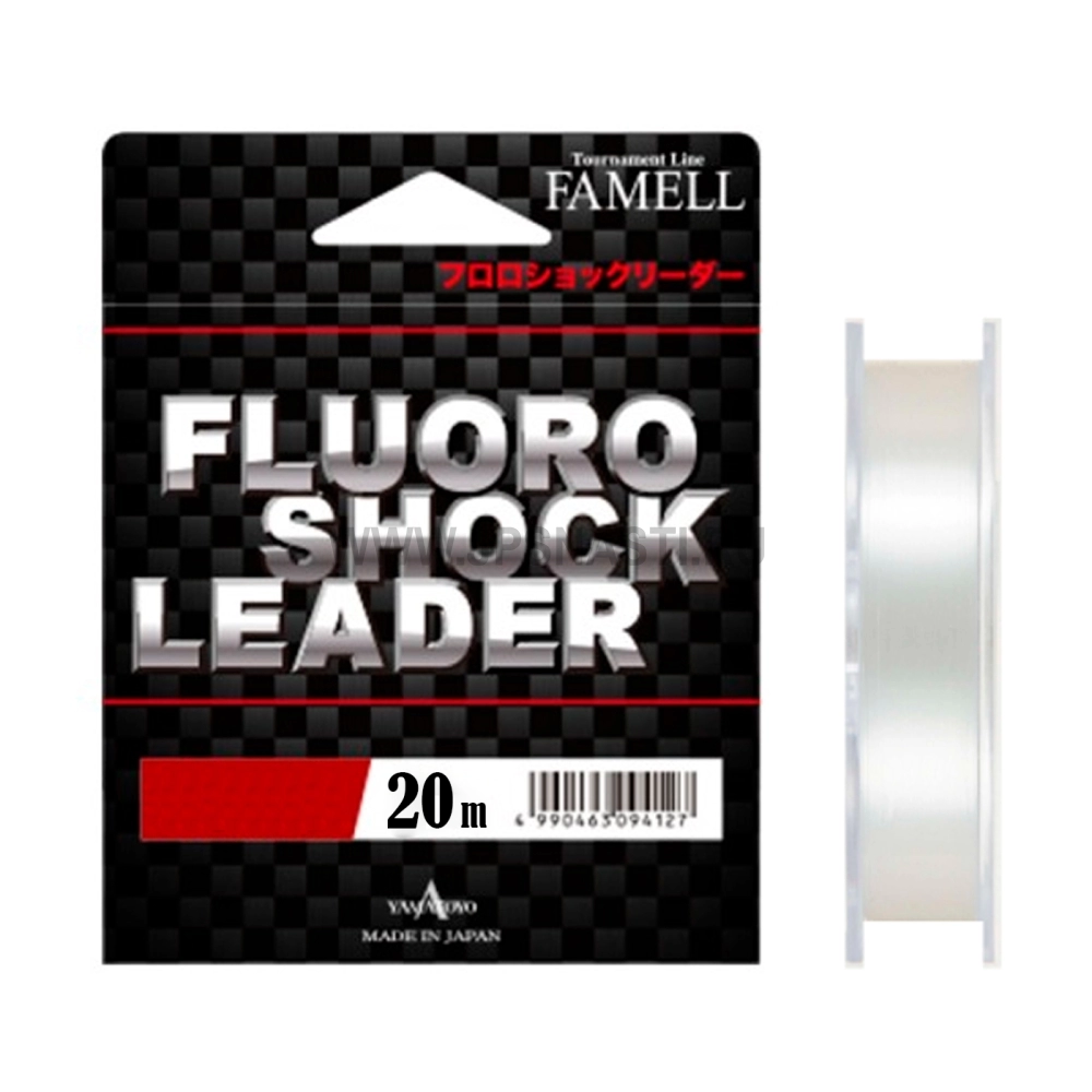 Шок лидер флюорокарбоновый Yamatoyo Fluoro Shock Leader, #4, 20 м