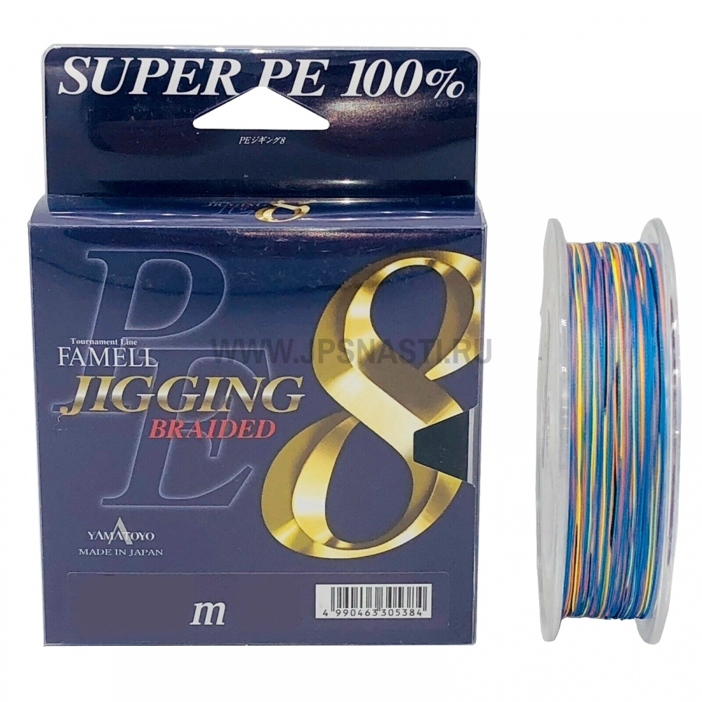 Плетеный шнур Yamatoyo PE Jigging 8, #2, 300 м