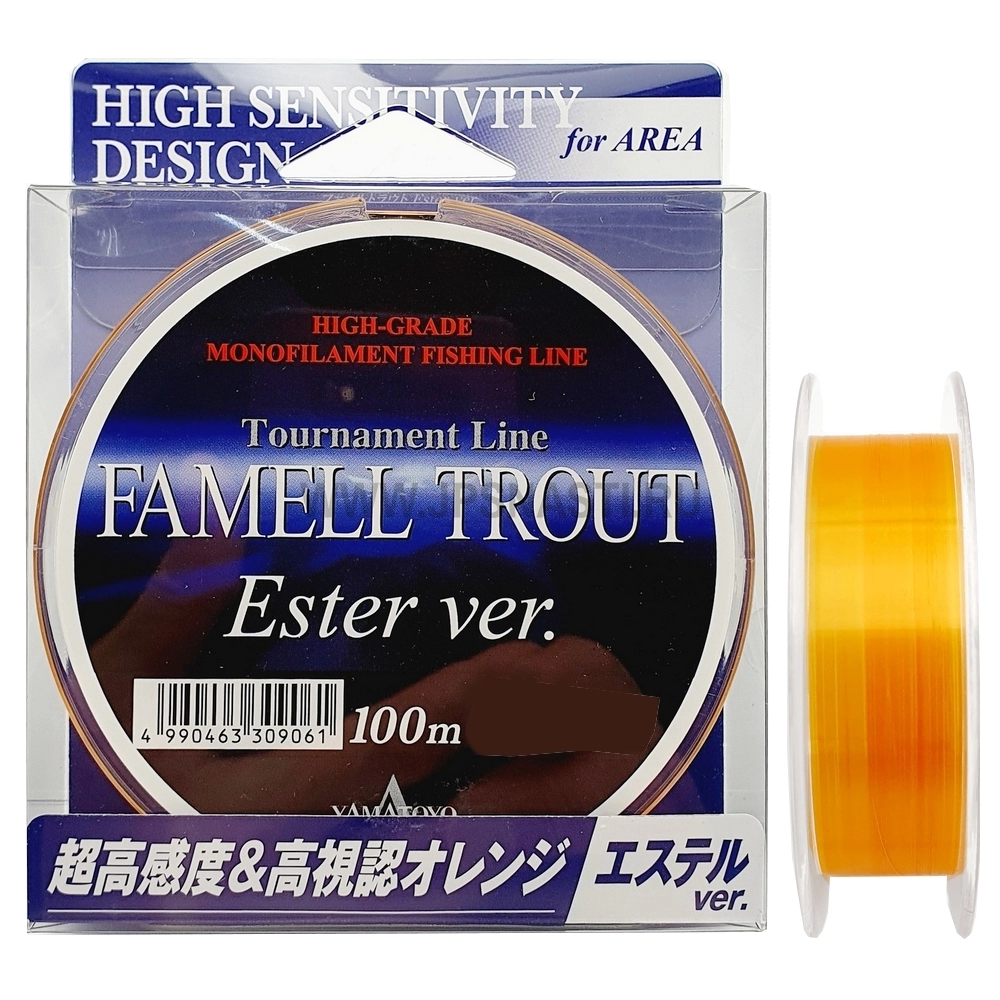 Эстер Yamatoyo Famell Trout Ester Ver., #0.2, 100 м, оранжевый