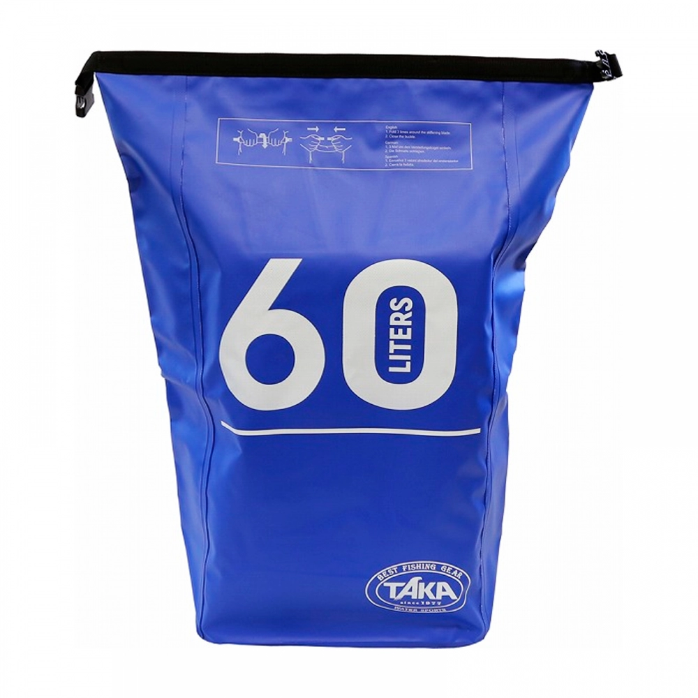 Рюкзак водонепроницаемый Taka Dry Bag Pack S-68, 60 L, blue