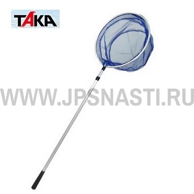 Подсачек с телескопической ручкой Taka 101-net, аллюминий, диаметр 30 см, длина до 180 см