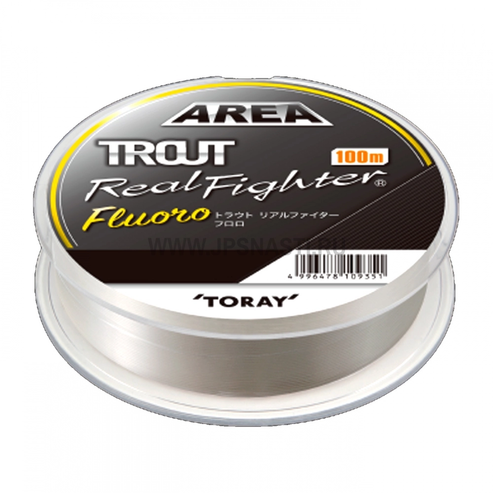 Флюорокарбон Toray Area Trout Real Fighter Fluoro, 3 Lb, #0.6, 100 м, прозрачный