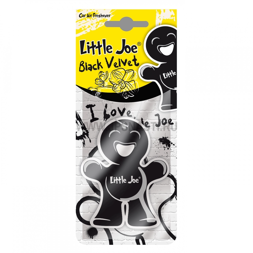 Автомобильный ароматизатор Little Joe Paper Black Velvet, черный бархат