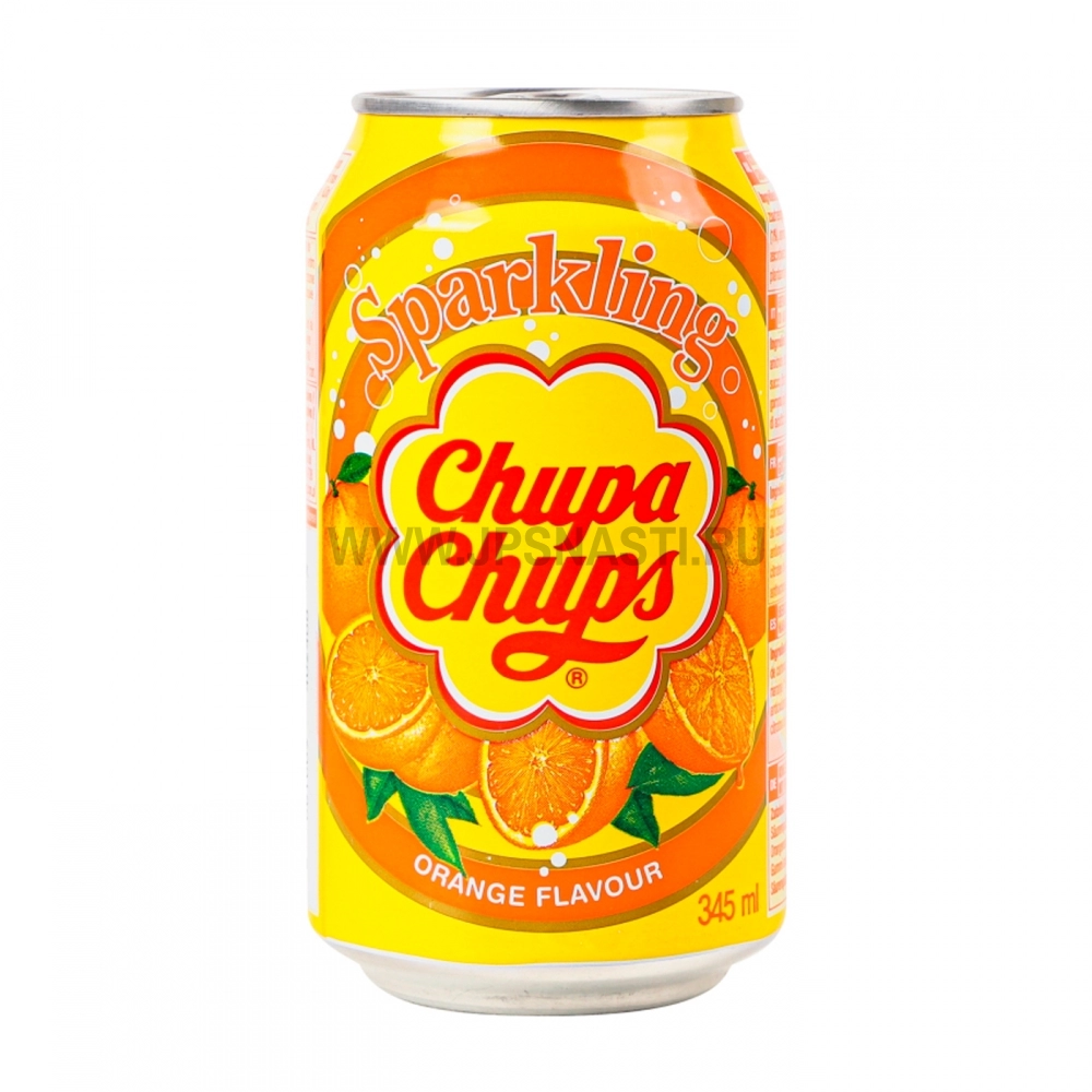 Газированный напиток Chupa Chups Апельсин, 345 мл