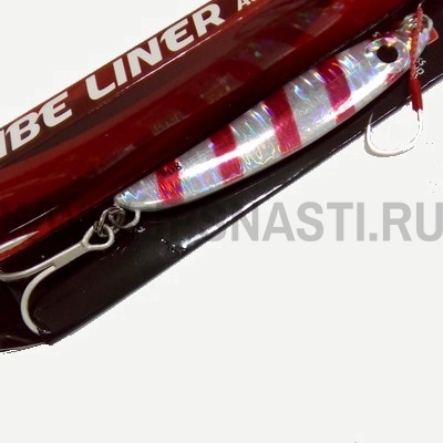 Пилькер Moncross Vibe Liner, 80 гр, Silver & Red