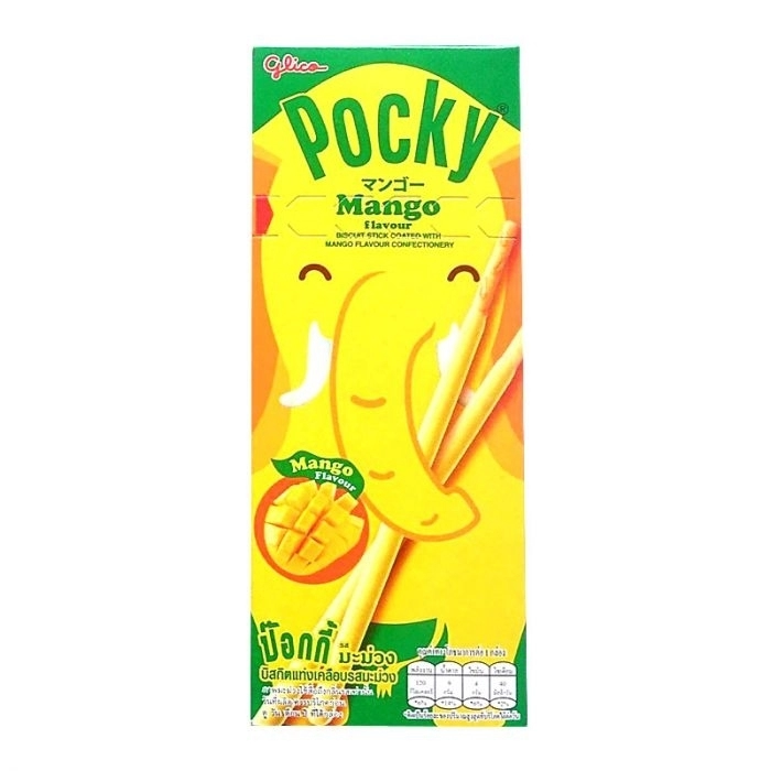 Японские палочки-печенье Pocky Glico Pocky, манго, 25 гр