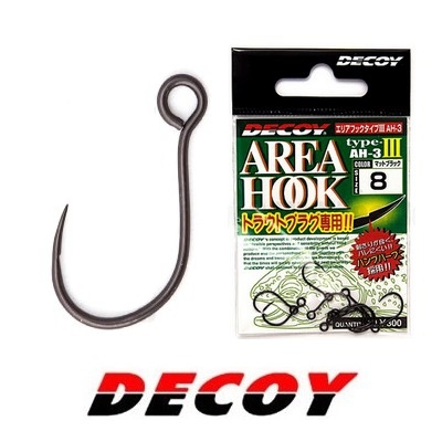 Крючки одинарные Decoy Area Hook Type III