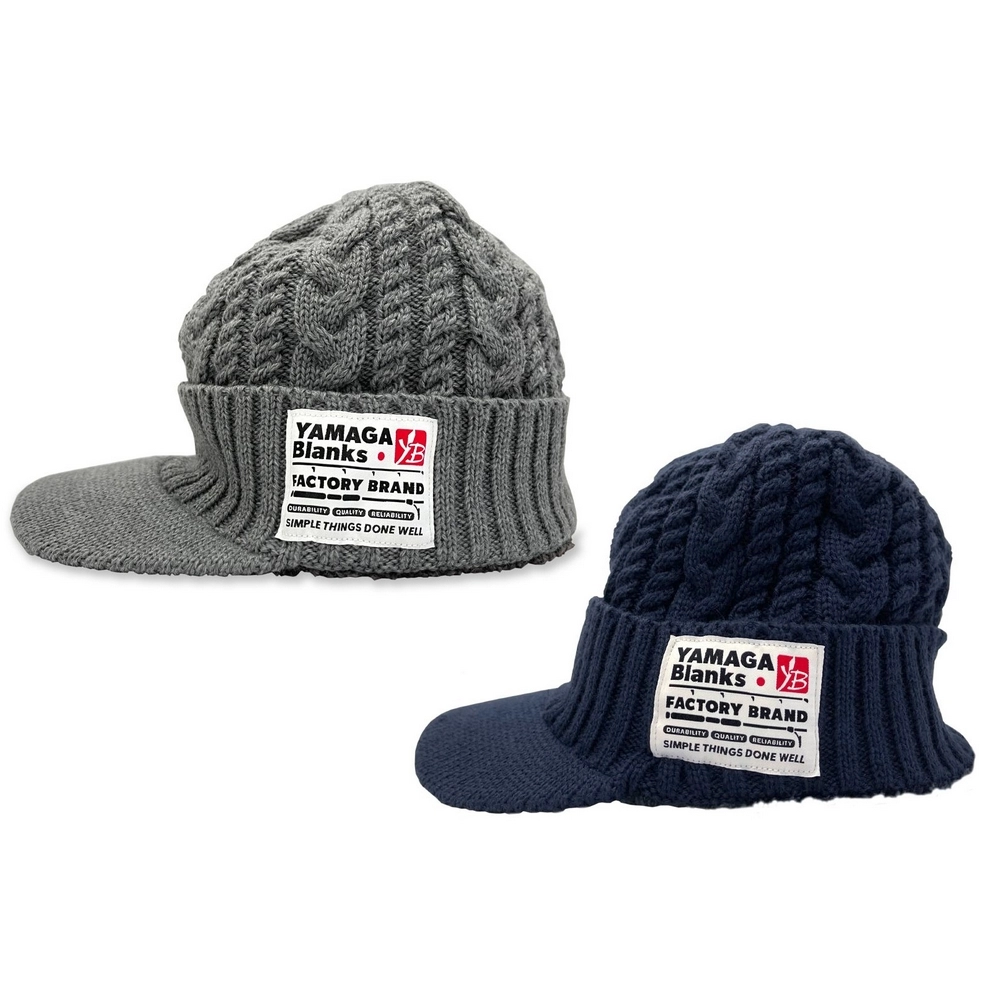 Утепленные шапки с козырьком Yamaga Blanks Knit Cap