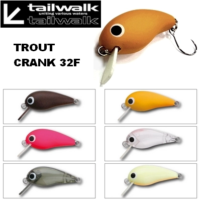 Воблеры Tailwalk Trout Crank 32F