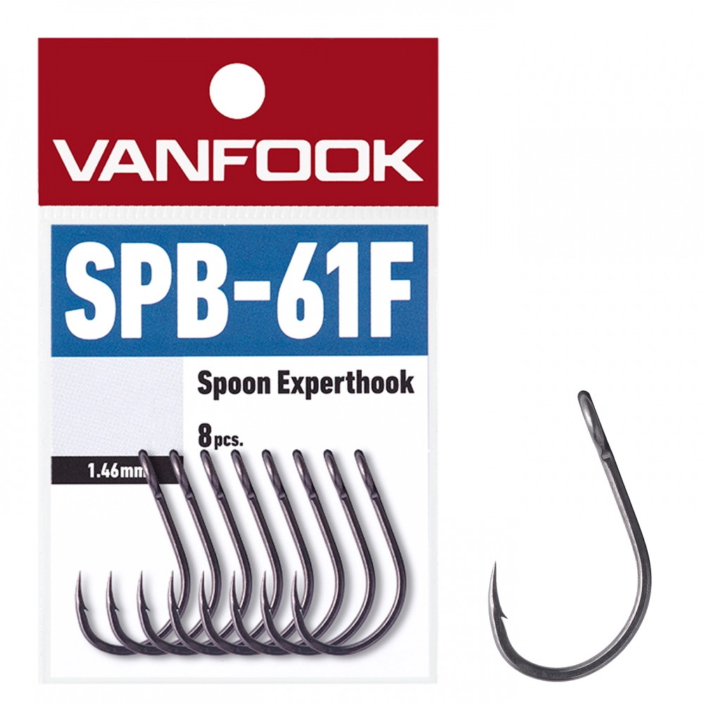 Крючки одинарные Vanfook SPB-61F